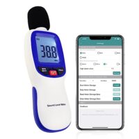 Digital Schallpegelmessgerät mit Bluetooth-Fähigkeit, Dezibel-Messgerät für Zuhause, Schulen und Baustellen