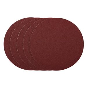 Draper 5 Stück Schleifscheiben, 200 mm Körnung 80 PSA rot, für Holz, Metall, Aluminiumlegierung und mehr