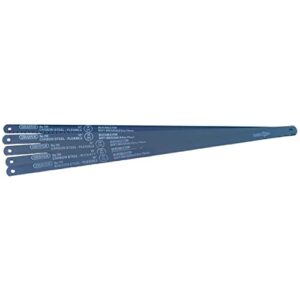 Set von 5 verschiedenen Draper Hacksaw Blades mit 300mm flexiblem Carbon-Stahl, ideal für Heimwerker und Profis in der Holzbearbeitung
