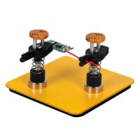 Kompakte Löthilfe Halterung mit Dual Parallel-Klemmen für Makers, ideal für Elektronik, Modellbau und DIY-Reparaturen