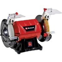 Doppelschleifer TC-BG 150 B von Einhell, max. 350 W Leistung, Ø 150 mm Schleifscheibe, Funkenschutz und Formkorrekturen