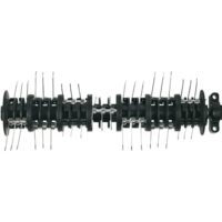 Original Einhell Lüfterwalze für den Vertikutierer-Lüfter GC-SA 1231 - 42 Krallen aus Stahl, 31 cm Arbeitsbreite