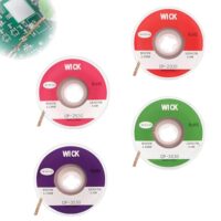 4 Stück Entlötlitze, Lötlitze, Solder Wick, Kupfer Entlötdraht No-Clean Entlötlitze 2mm 2.5mm 3mm 3.5mm für die Elektronik-Entlötführung