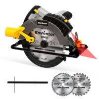 Professionelle Handkreissäge mit Laserführung, 1650W Leistung, 62mm Schneide für Holz und PVC