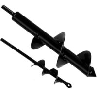 Erdbohrer Set für Gartenbau, Baum und Pflanze, Spiralbohrer, Bohrmaschine, Akkuschrauber, Erdbohrer für Pflanzen und Bohren
