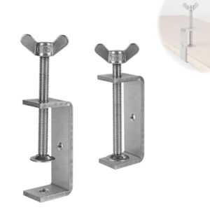 Edelstahl C Klemme mit Einstellungsmöglichkeit für Schrauben von 0 bis 80 mm, geeignet für Tischlerei und Holzarbeit