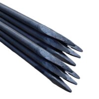 Ferropro Schnureisen 10 Stück im 80CM Ø16mm Format aus Baustahl - robuster Schnurnagel mit geschmiedeter Spitze für Pflasterarbeiten, Gartenbau und Straßenbau