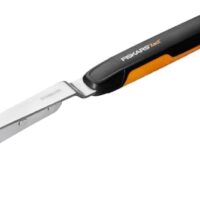 Fiskars Kleiner Fugenkratzer zum Entfernen von Unkraut und Moos, Länge: 33,8 cm, Schwarz/Orange, Hochwertiger Stahl/Glasfaserverstärkter Kunststoff, Xact, 1027045