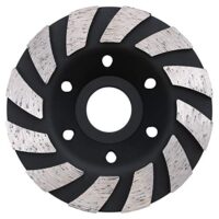 Diamantschleiftopf für Beton, Naturstein und Stein, Winkelschleifer mit doppelreihigem Design und hochtemperaturbeständigen Diamanten