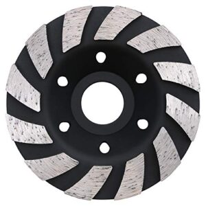 Diamantschleiftopf für Beton, Naturstein und Stein, Winkelschleifer mit doppelreihigem Design und hochtemperaturbeständigen Diamanten