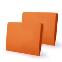FOSHIO 2Stück Rakel für Folien, Gummi-Rakel Silikon Orange, Rakel Soft PPF Abdeckfolie Wickelschaber Vinyl Rakel Autozubehör Fenster Tönung