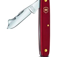 Victorinox Okuliermesser Kombi S, Garten Taschenmesser für Gärtner und Floristen mit scharfer Klinge und integriertem Rindenlöser