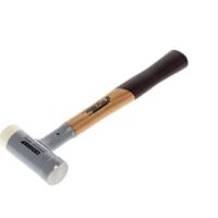 GEDORE KOMBI-PLUS R Hammer mit Holzgriff, Schon-/Schlosserhammer, Ø 35 mm, rückschlagfrei, Hickory-Stiel
