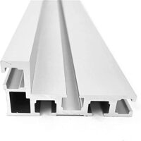 Gehrungsschiene 75 Typ 800MM, Aluminium-T-Nut, DIY T-Nut Gehrungsschienenlehre für Holzbearbeitungsprojekte, Zaunbefestigung und Vorrichtungen