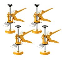 Geoyien Fliesenheber, Höhenversteller für Fliesen, 4 Stück Präzisions-Locator, Handheld Jack, robust und langlebig
