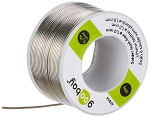 Hochwertiger Lötzinn bleifrei mit Flussmittel, 96,5% Zinn, 0,3% Silber und 2,5% Kupfer, ideal für DIY-Projekte und Reparaturen elektrischer Geräte