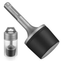 Angetriebener Gummihammer für Bohrhammer, Gummihammer mit SDS PLUS-Griff für Automobilbleche, Heizkörper, Tischlerarbeiten und Fliesen