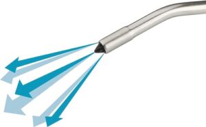 HAZET Ausblaspistole 9040P-3, Druckluft-Pistole mit ergonomischem Griff für schnelles Entfernen von Spänen oder Fremdkörpern, Betriebsdruck 6 bar