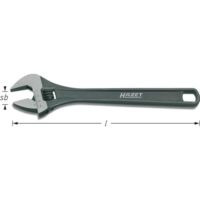 Verstellbarer Einmaulschlüssel von Hazet mit einer Länge von 109 mm, ideal für Heimwerker und Handwerker zur Durchführung von verschiedenen Arbeiten
