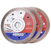 Diamant Trennscheiben 3er-Set für Keramik und Fliesen, HERZO 125mm