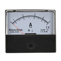 Heschen Rechteck Panel montierter Strom Meter Tester mit hoher Genauigkeit und CE-Zertifizierung für die Messung elektrischen Stroms