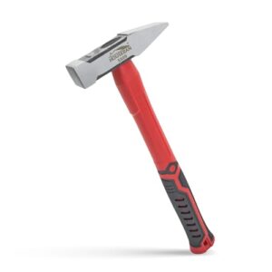 Blechhammer mit Kreuzkopf und rutschfestem Gummigriff für präzise Arbeiten bei Bau, Garten & Heimwerken