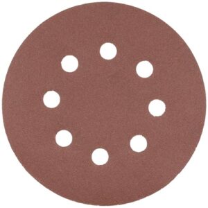 Schleifscheiben 125mm Körnung 40 mit Klettverschluss, für Holz, Metall und Lackbearbeitung, staubabsaugfähig, 5er Set