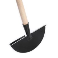 Professioneller Kantenstecher für Rasengestaltung, 118 cm lang, mit scharfer Klinge und stabilen Stiel aus Buchenholz