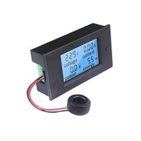 Multifunktionales Messgerät für Spannung, Strom und Leistung mit großem LCD-Display und Überlastungsalarm