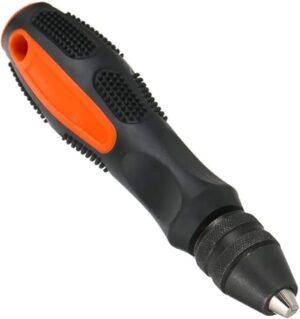 KEWAYO Pin Vise Mini Handbohrer 0,5–8 mm mit präzisem Bohrer und schlüsselloserm Spannfutter für Epoxidharz, Modellbau, DIY Holzarbeiten und Schmuckherstellung