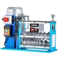 Kreworks Elektrische Kabel-Ablösemaschine 550W, effizientes Werkzeug zum Abisolieren von alten Elektrokabeln mit 11 Löchern und 10 Klingen