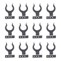 12 Stück Küchensockel, Befestigungsklemmen, Schranksockelleisten, Schnallenclips, Kickboards, Sockelleisten zum sichern und befestigen in der Küche