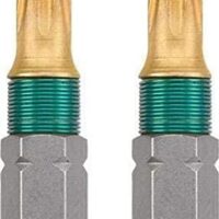 Kwb Torx Bit 25 mm Titan 2er Pack T20, hochwertiges Werkzeug für professionelle und private Anwender, Torx 20, Titan nitriert, Länge 25 mm