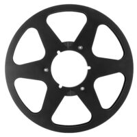 Leere Bandspule für Tonbandgeräte, 1/4 10,5 Zoll, REVOX Studer kompatibel, Aluminiumlegierung, 6 Loch Universal Offene Tonband Leerspule, Aufwickelspule