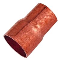 Lötfitting Kupfer, Absatznippel mit Außenlötende und Innenlötende reduziert (a-i r.), Serie 5243-28mm x 22mm