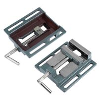 Maschinenschraubstock 10,2 cm, drehbar schraubstock bohrmaschine Mini-Bohrschrauber für Werkbank, Tisch, Bank, Bohrmaschine, Schraubstock