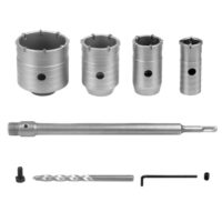 Trockenbohrkronen-Set für Beton - 6-teiliges Set Ø 30/40 / 50 / 68mm mit 320mm Rundschaft & SDS-Plus Adapter
