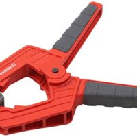 Meister Federzwinge - 75 mm Spannweite - Bewegliche Spannbacken - Sicheres & einhändiges Fixieren von Werkstücken / Profi-Leimzwinge / Universalklemme / Montageklemme