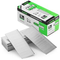 Meite F50 Stauchkopfnägel, 18G / 50 mm, verzinkte kleine Finishing Nägel für Nagelpistole, ideal für Fensterverkleidungen, Schränke und Inneneinrichtung