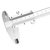 Messschieber mit hoher Genauigkeit, Messbereich von 0 bis 150 mm, ideal für Heimwerker, Haushalt und Industrie