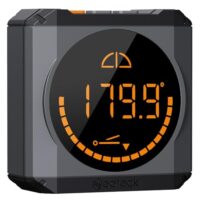Digitaler Winkelmesser mit LED-Display und wiederaufladbarem Akku für Holzarbeiten, Bau und DIY-Anwendungen.