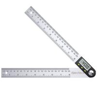 Digitaler Winkelsucher-Lineal mit hintergrundbeleuchtetem LCD-Display, Edelstahl-Knauf und Batterie für präzise Messungen von 0 bis 200 mm