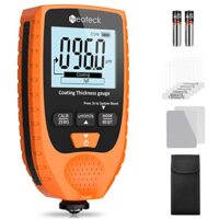Neoteck Schichtdickenmessgerät Lackdickenmessgerät Auto mit LCD-Display für Stahl- und Aluminium-Basismetall 0-1500μm - Gerät zur Messung von Lackdicke auf Metalloberflächen