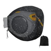 Oniissy 210D Outdoor Retractable Wall Mount Hose Reel Cover - Schutz für Gartenrolle vor Wetterbedingungen wie Regen, Wind und Sonneneinstrahlung