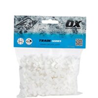 OX Trade Cross Shaped Tile Spacers - 5mm (250 Stück) - Fliesenabstandshalter für professionelles Finish