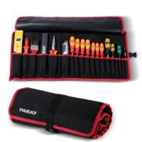 PARAT BASIC Roll-Up Case 20, Werkzeugtasche aus Nylon, kompaktes Design mit Steckverschluss, ideal für Handwerker und Dienstleister
