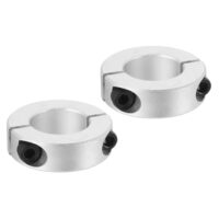 Geteilte Stellringe mit 28mm Wellendurchmesser, 50mm äußerer Durchmesser und 15mm Dicke aus Aluminiumlegierung für die Maschinenbauindustrie
