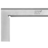 PAULIMOT Präzisions-Haarwinkel 90° 100 x 70 mm, rostfrei - hochwertiges Werkzeug für Heimwerker und Profis