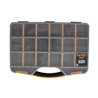 PEREL OMR18 Aufbewahrungsbox/Organizer für Werkzeuge und Materialien, perfekt für Heimwerker oder Handwerker, gute Größe und leicht zu transportieren