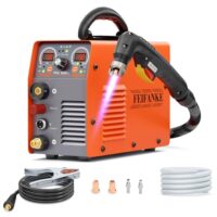 FEIFANKE 230V Plasmaschneider zum Schneiden von Rostfreiem Stahl, Aluminium und Kupfer mit Niederfrequenz-IGBT-Technologie, berührungslos und Rückblase